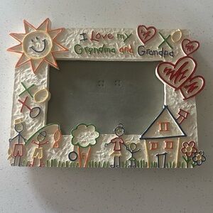 FIGI I LOVE MY GRANDMA AND GRANDPA PHOTO FRAME 4x6 made in 1997